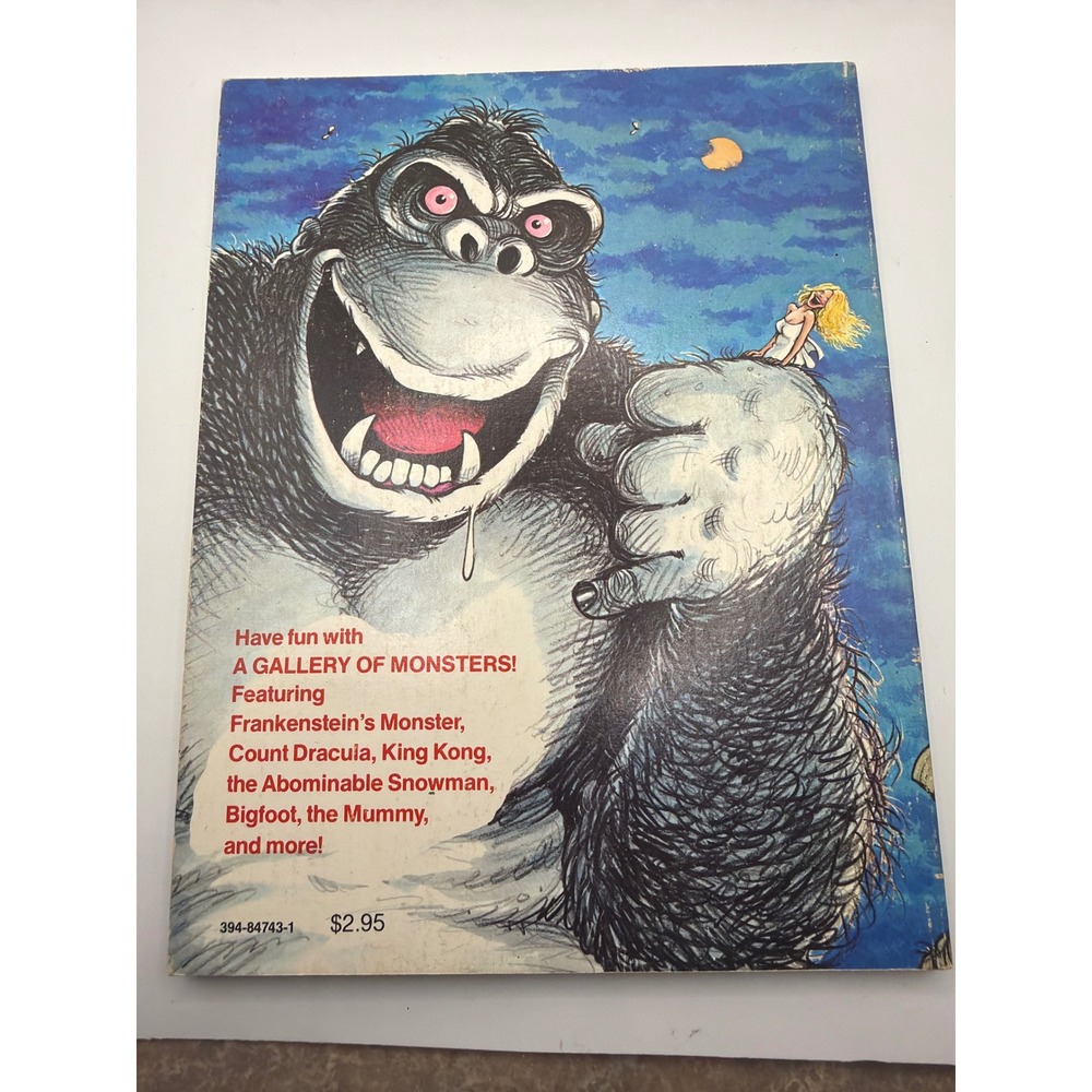 Vintage 1981 A Gallery of Monsters Book Katy Hall Lisa Eisenberg Joe Mathieu - Picture 2 of 7